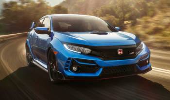 This is the first official picture of the 2020 Honda Civic Type R facelift