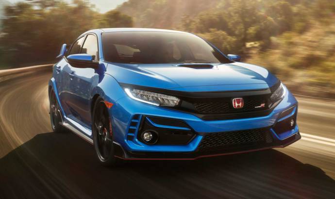 This is the first official picture of the 2020 Honda Civic Type R facelift