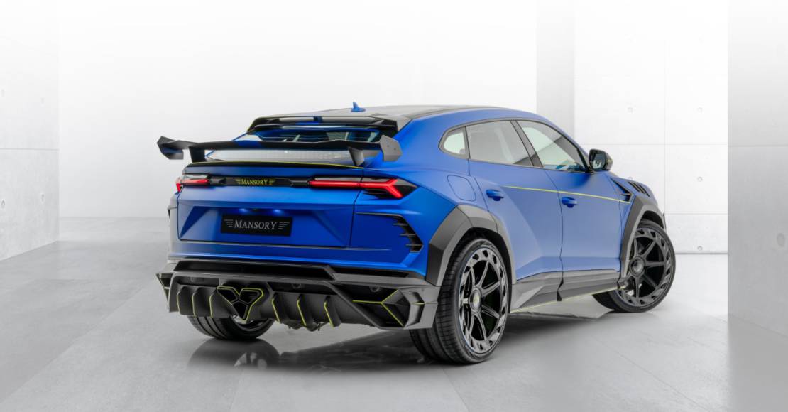 Mansory Venatus is a blue high-performance Lamborghini ...