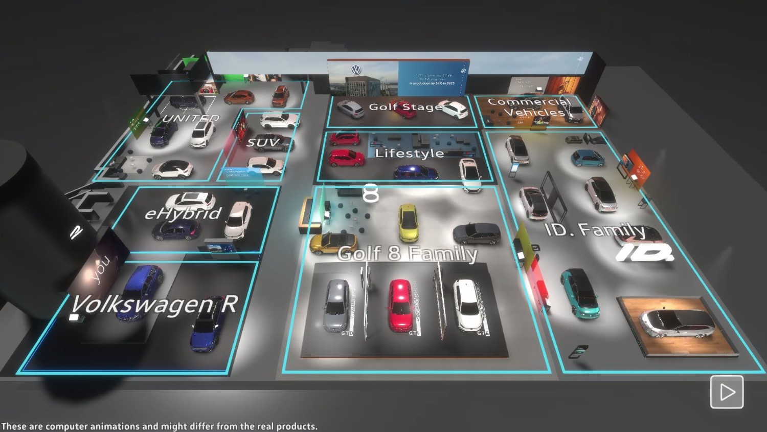 Volkswagen virtual motor show