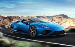 This is the 2021 Lamborghini Huracan Evo Spyder RWD