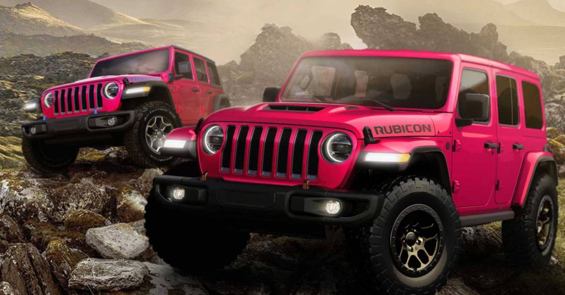 Jeep Wrangler is now available with Tuscadero Pink paint job CarSession
